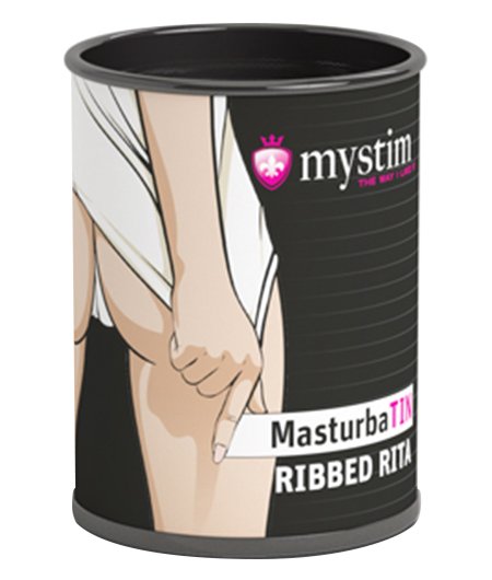 Мастурбатор Mystim MasturbaTIN Ribbed Rita